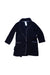 A Black Bathrobes from Jacadi in size 6T for girl. (Front View)