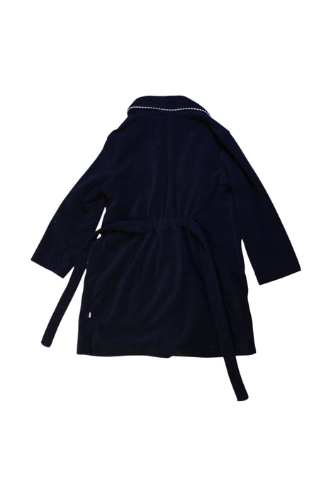 A Black Bathrobes from Jacadi in size 6T for girl. (Back View)