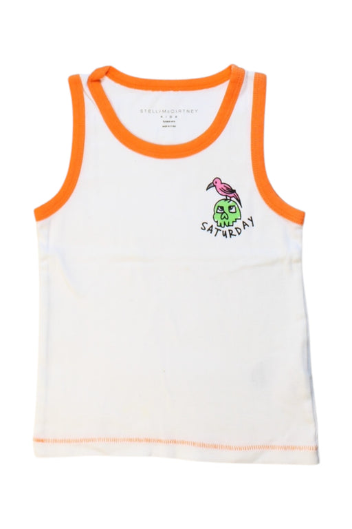 A White Sleeveless Tops from Stella McCartney Gap Kids in size 5T for boy. (Front View)