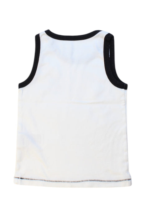 A Black Sleeveless T Shirts from Stella McCartney in size 5T for boy. (Back View)
