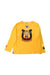 A Yellow Long Sleeve Tops from Miki House in size 6T for boy. (Front View)