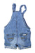 A Blue Overall Shorts from 7 For All Mankind in size 6-12M for girl. (Back View)