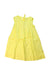A Yellow Sleeveless Dresses from 120% Lino in size 4T for girl. (Front View)