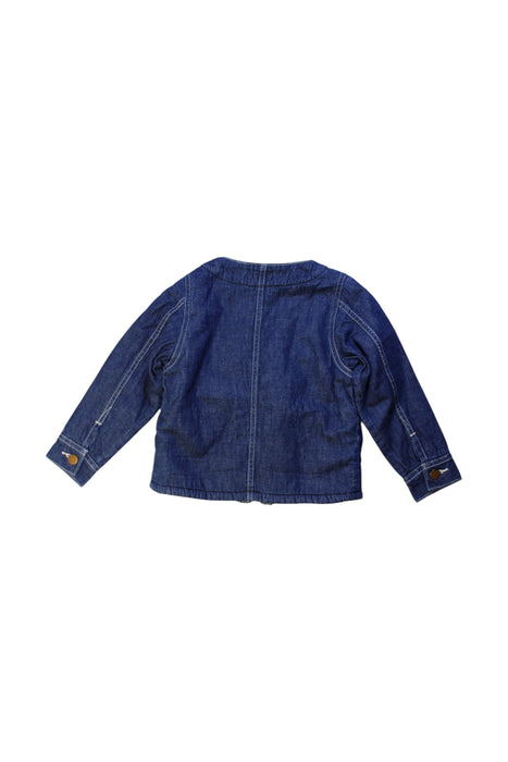 A Blue Lightweight Jackets from Lee in size 4T for girl. (Back View)