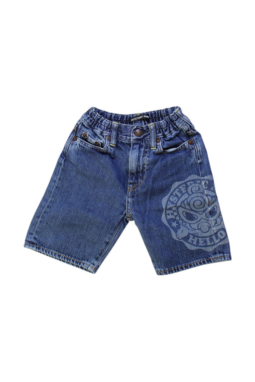 A Blue Shorts from Hysteric Mini in size 4T for boy. (Front View)