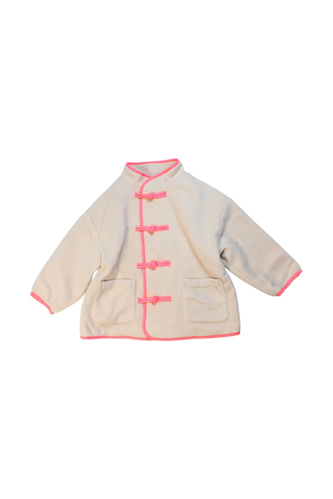 A Beige Coats from BEAMS in size 4T for girl. (Front View)