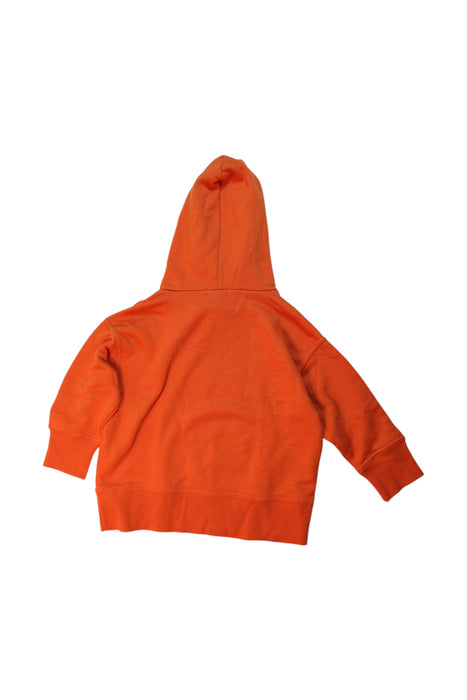 A Orange Hooded Sweatshirts from Green Label Relaxing in size 4T for boy. (Back View)