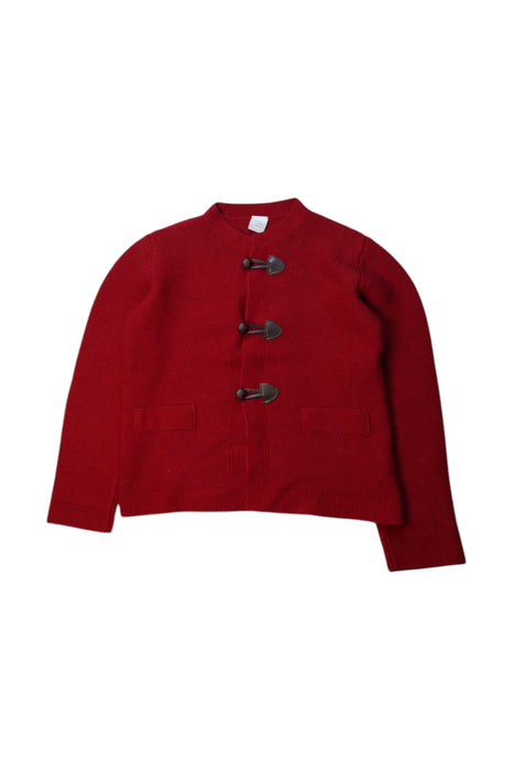 A Red Coats from Pepa London in size 8Y for neutral. (Front View)