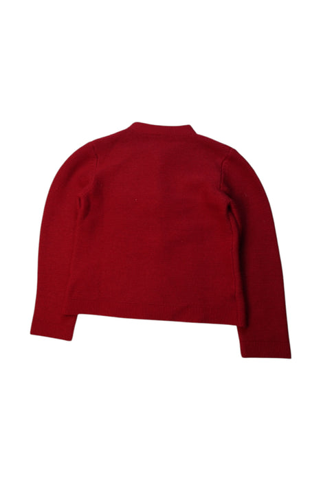 A Red Coats from Pepa London in size 8Y for neutral. (Back View)