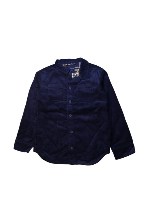 A Navy Long Sleeve Shirts from Janie & Jack in size 7Y for boy. (Front View)