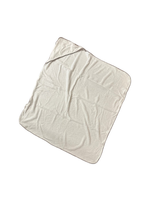 A White Towels from Malabar Baby in size 0-3M for neutral. (Front View)