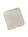 A White Towels from Malabar Baby in size 0-3M for neutral. (Back View)