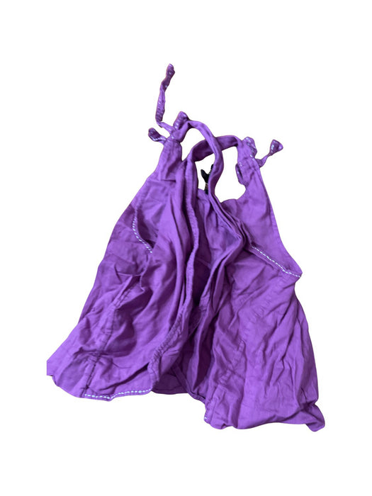 A Purple Sleeveless Shirts from Velveteen in size 6T for girl. (Back View)
