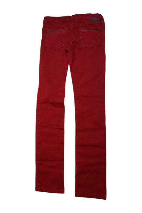 A Red Jeans from Bonpoint in size 12Y for girl. (Back View)