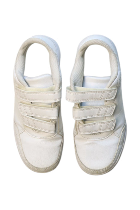 A White Sneakers from Adidas in size 7Y for neutral. (Back View)