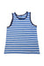 A Blue Sleeveless T Shirts from Crewcuts in size 4T for boy. (Front View)