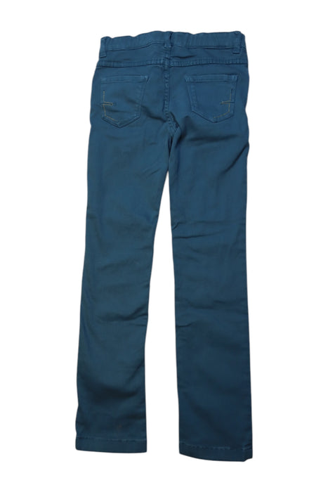 A Blue Casual Pants from Nanos in size 6T for boy. (Back View)