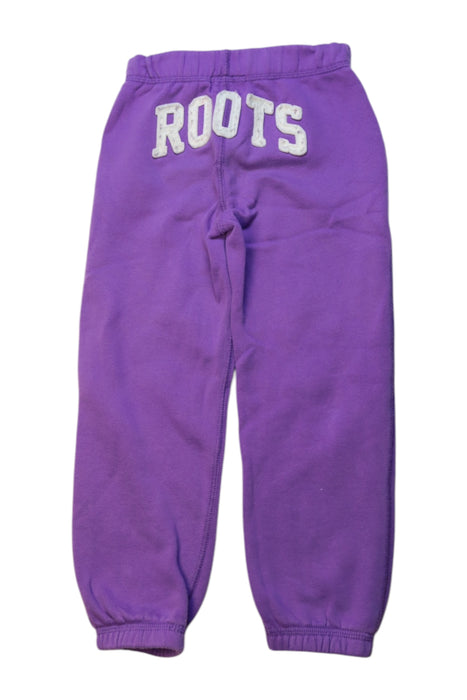 A Purple Sweatpants from Roots in size 5T for neutral. (Back View)