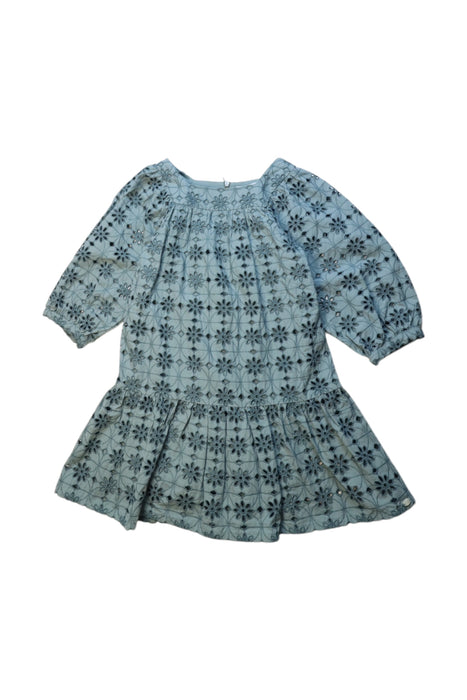 A Blue Long Sleeve Dresses from Tartine et Chocolat in size 8Y for girl. (Front View)