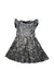 A Silver Sleeveless Dresses from Crewcuts in size 7Y for girl. (Front View)