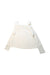 A White Long Sleeve Tops from Crewcuts in size 7Y for girl. (Back View)