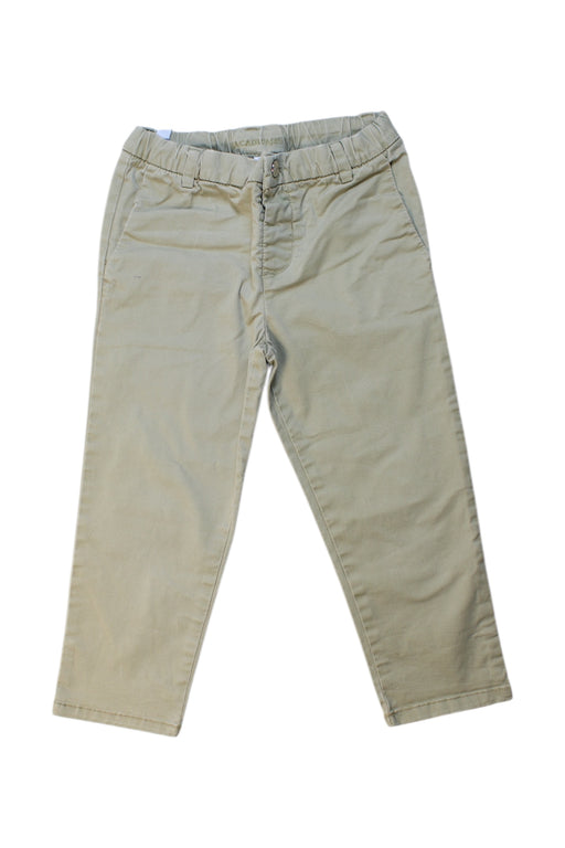 A Beige Casual Pants from Jacadi in size 4T for boy. (Front View)
