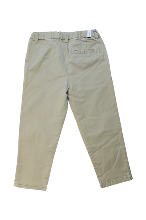 A Beige Casual Pants from Jacadi in size 4T for boy. (Back View)