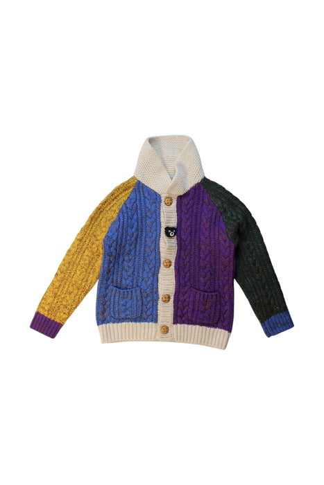 A Multicolour Cardigans from Double B Mikihouse in size 4T for girl. (Front View)