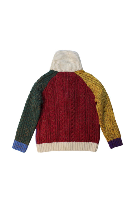 A Multicolour Cardigans from Double B Mikihouse in size 4T for girl. (Back View)