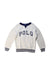 A White Crewneck Sweatshirts from Polo Ralph Lauren in size 5T for boy. (Front View)