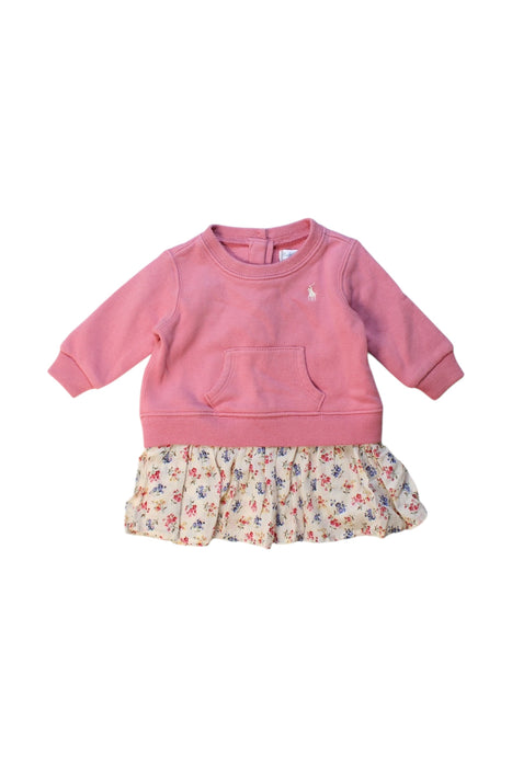 A Pink Sweater Dresses from Ralph Lauren in size 3-6M for girl. (Front View)
