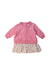 A Pink Sweater Dresses from Ralph Lauren in size 3-6M for girl. (Front View)