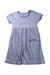 A Blue Short Sleeve Dresses from Jojo Maman Bébé in size 5T for girl. (Front View)