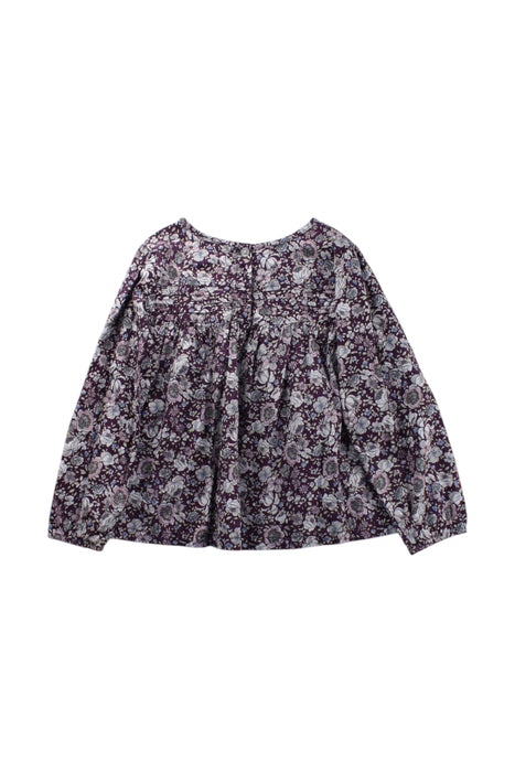 A Multicolour Long Sleeve Tops from Little Mercerie in size 4T for girl. (Back View)
