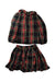 A Multicolour Skirt Sets from Crewcuts in size 6T for girl. (Back View)