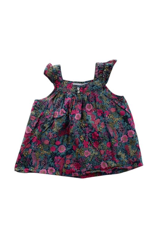 A Multicolour Sleeveless Tops from Little Mercerie in size 4T for girl. (Front View)