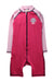 A Pink Rash Guards from Minnex in size 8Y for girl. (Front View)