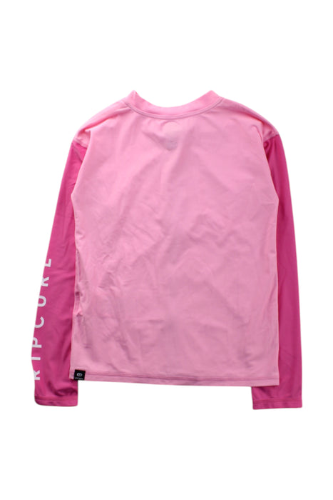 A Pink Rash Guards from Rip Curl in size 6T for girl. (Back View)