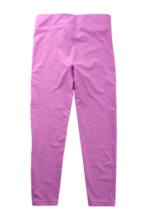 A Pink Leggings from Coolibar in size 8Y for girl. (Back View)
