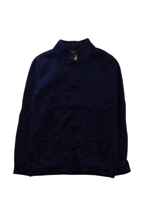 A Navy Coats from Shanghai Tang in size 4T for neutral. (Front View)