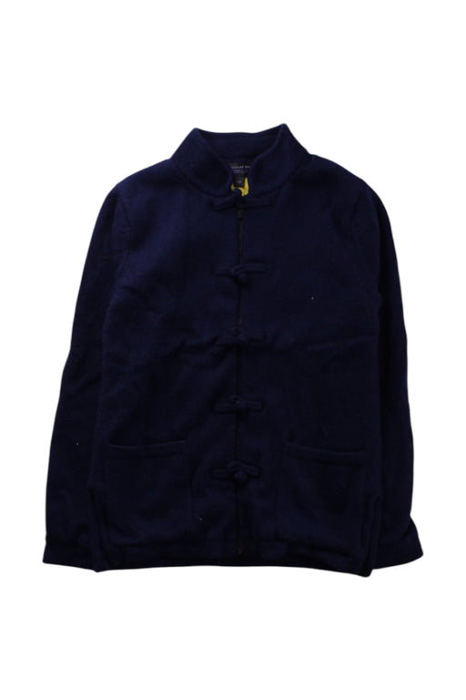 A Navy Coats from Shanghai Tang in size 4T for neutral. (Front View)