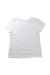 A White Short Sleeve Tops from Momonittu in size 10Y for girl. (Back View)