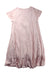 A Pink Short Sleeve Dresses from Miki House in size 7Y for girl. (Back View)