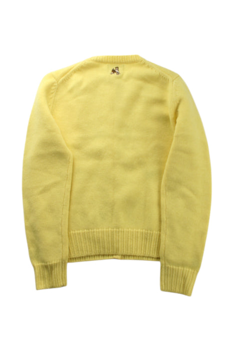 A Yellow Cardigans from Polo Ralph Lauren in size 8Y for girl. (Back View)