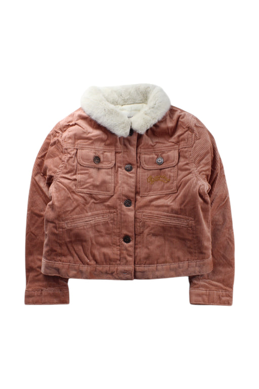 A Peach Lightweight Jackets from Bonpoint in size 6T for neutral. (Front View)