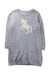 A Grey Sweater Dresses from Hatley in size 4T for girl. (Front View)