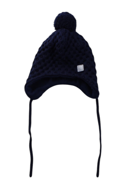 A Navy Winter Hats from Reima in size 3T for neutral. (Front View)
