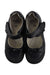A Black Dress Shoes from pediped in size 4T for girl. (Back View)