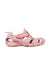 A Pink Sandals from pediped in size 4T for neutral. (Front View)
