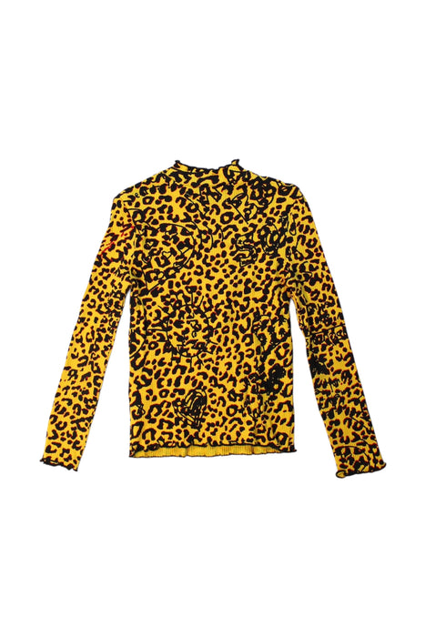 A Yellow Long Sleeve Tops from Desigual in size 5T for girl. (Back View)